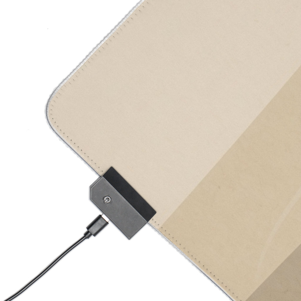 Slow Red Trail RGB Mouse Pad