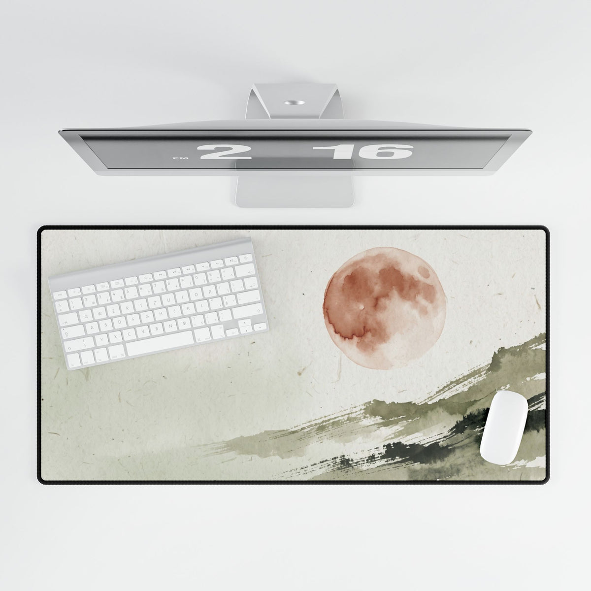 Rust Moon XL Desk Mat