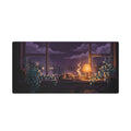 Dusk Rain Desk Desk Mat 36x18