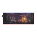Dusk Rain Desk RGB Mouse Pad