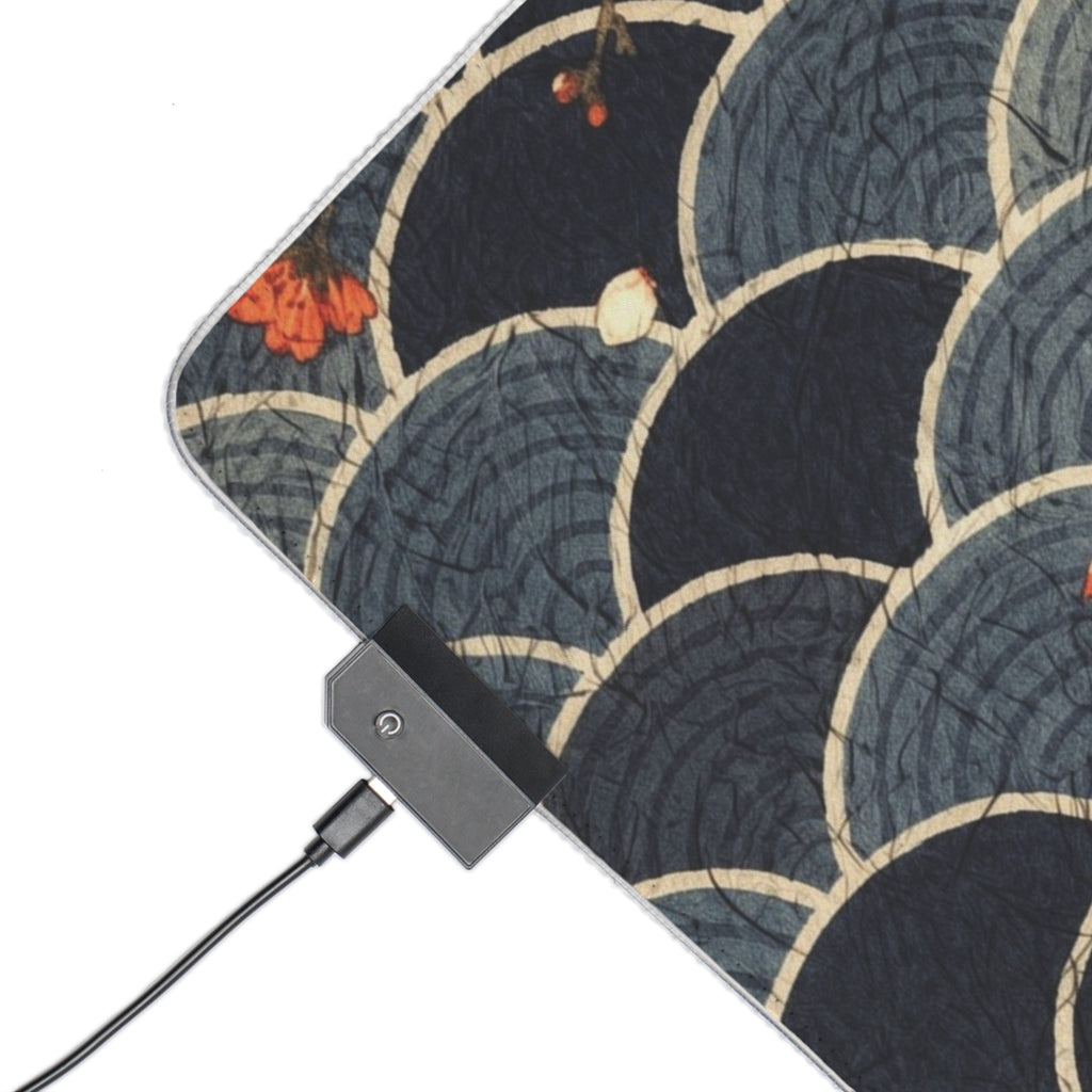 Indigo Scales RGB Mouse Pad