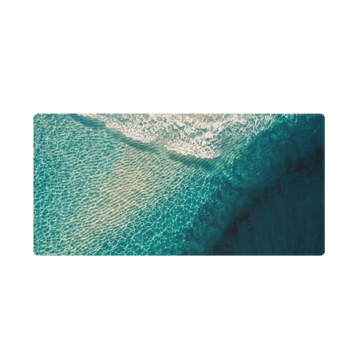 Glass Shallows Desk Mat 36x18