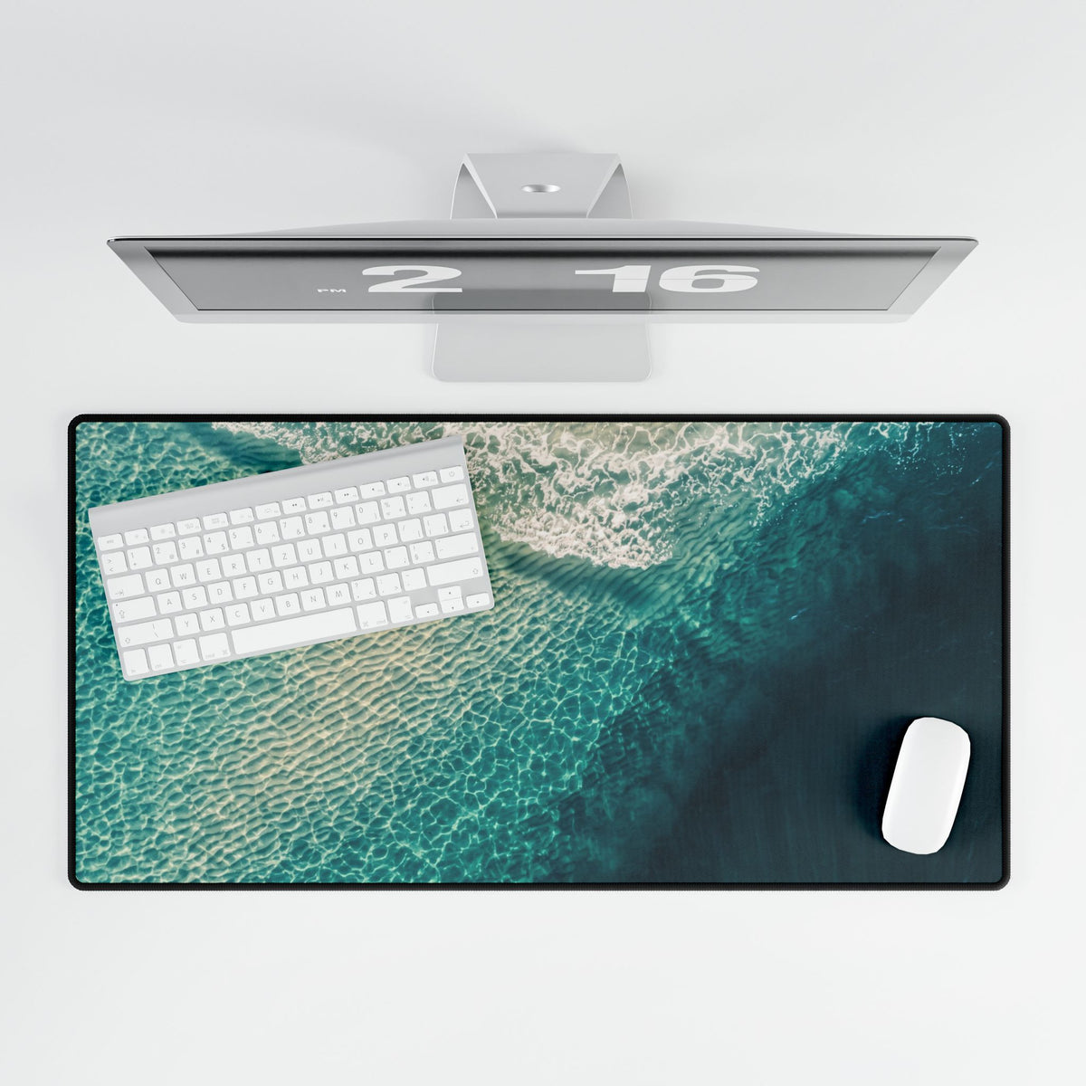 Glass Shallows XL Desk Mat