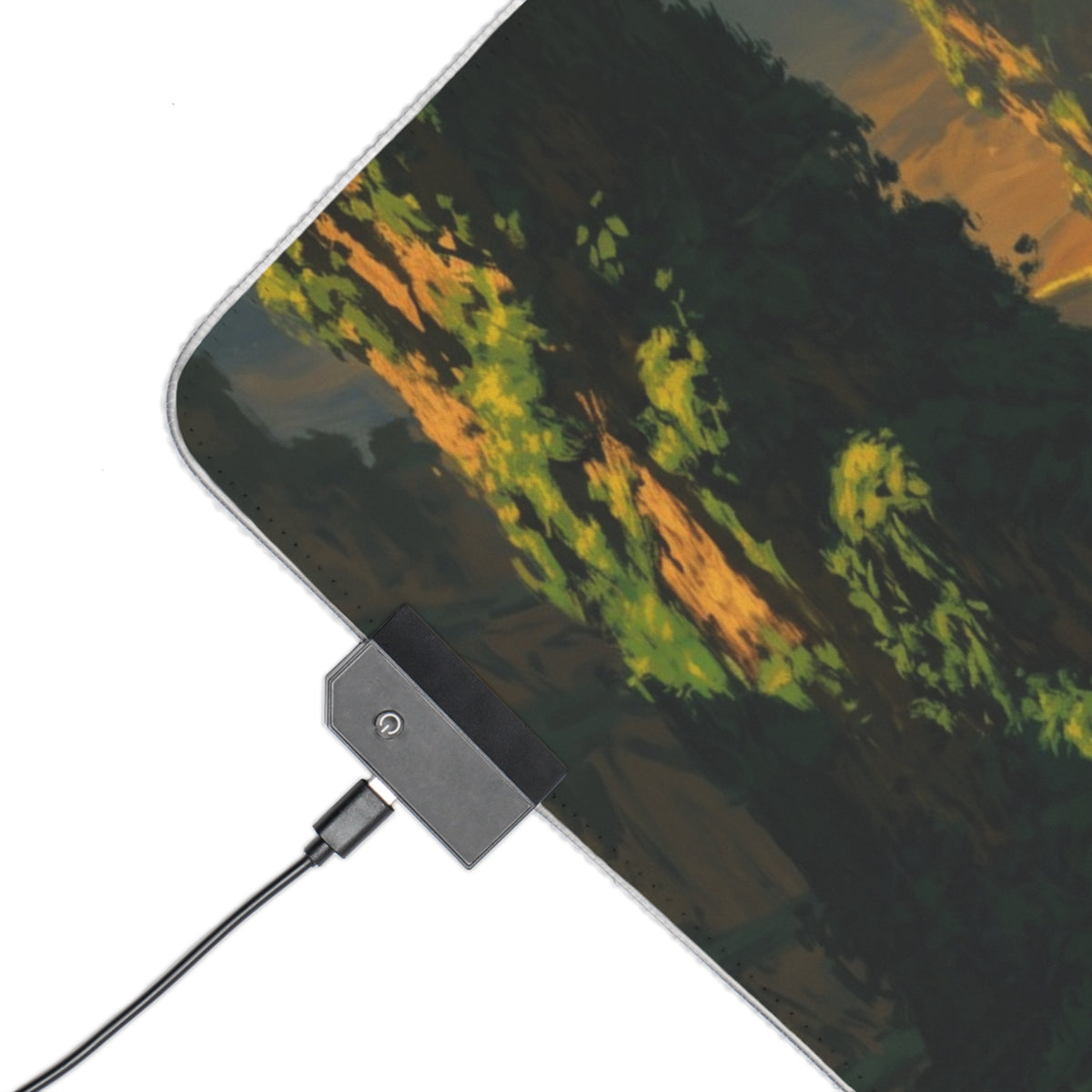 Twin Moon Mesa RGB Mouse Pad