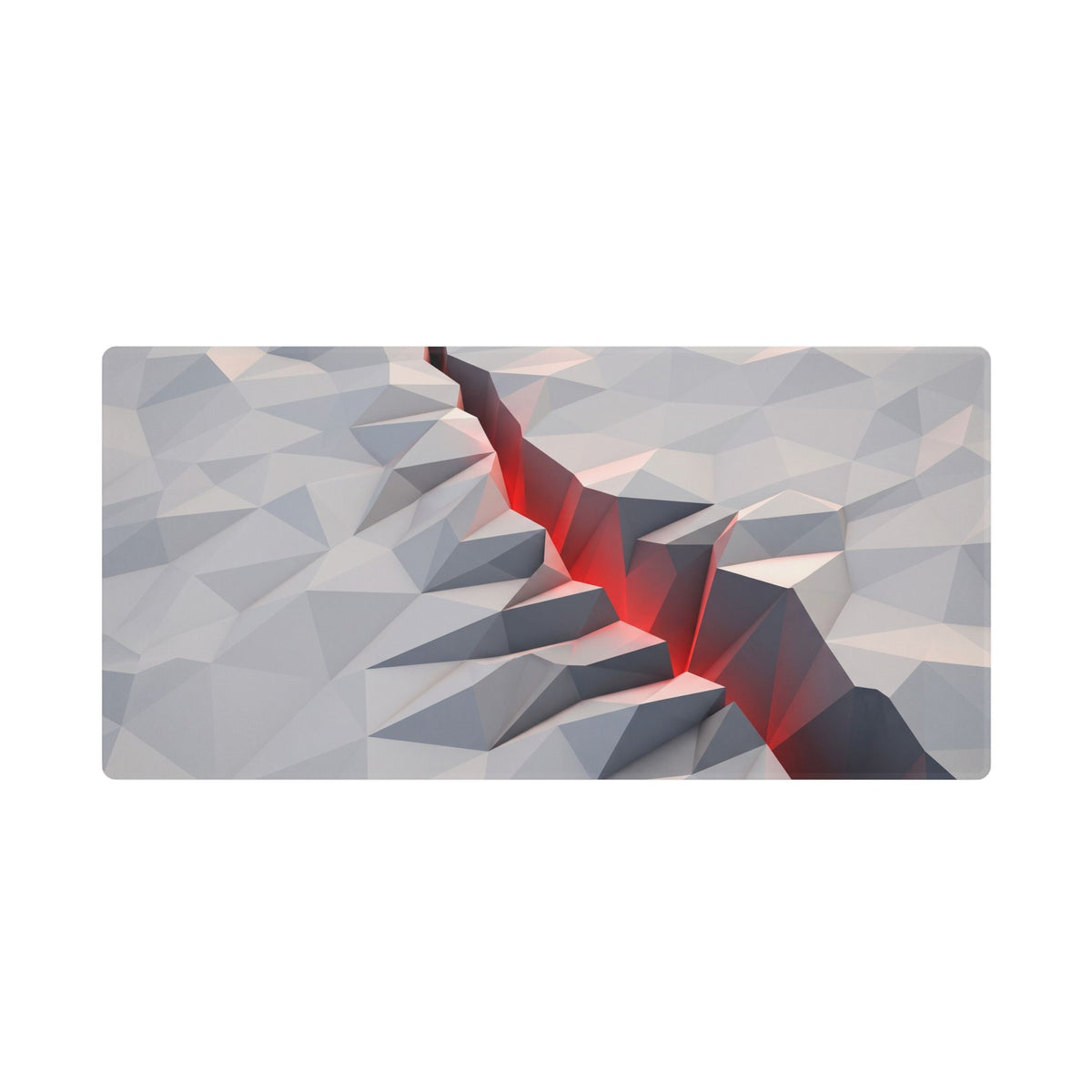 Red Seam Desk Mat 36x18