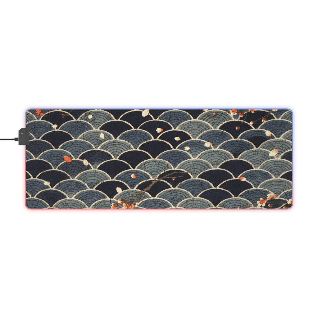 Indigo Scales RGB Mouse Pad