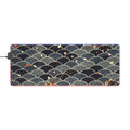 Indigo Scales RGB Mouse Pad