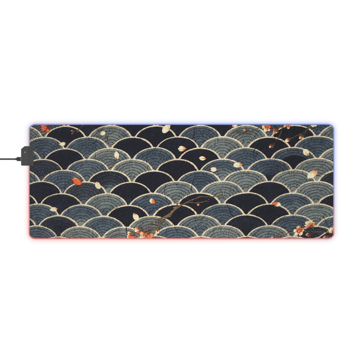 Indigo Scales RGB Mouse Pad