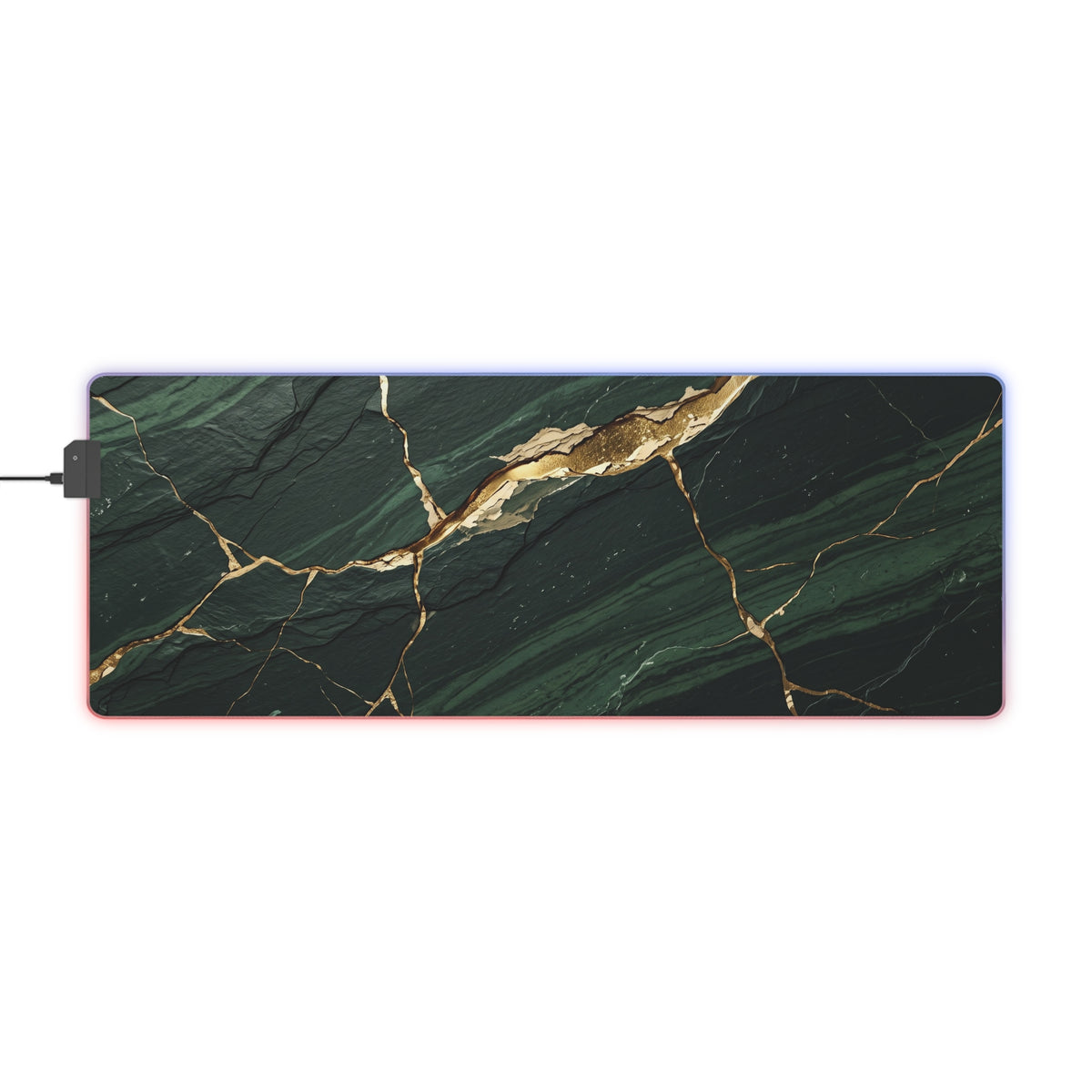 Malachite Repair RGB Mouse Pad