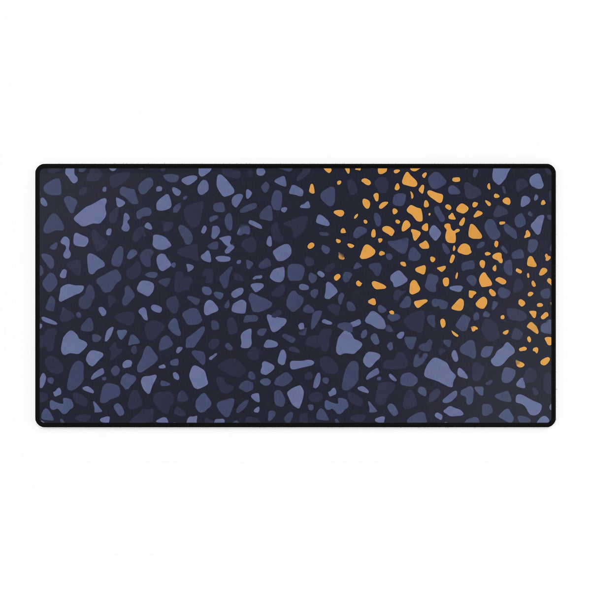 Navy Terrazzo Dust XL Desk Mat