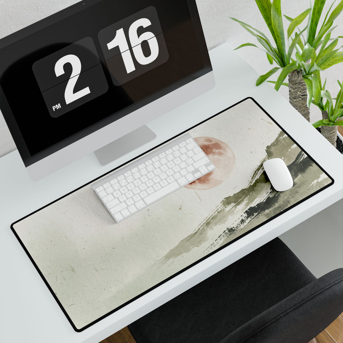 Rust Moon XL Desk Mat