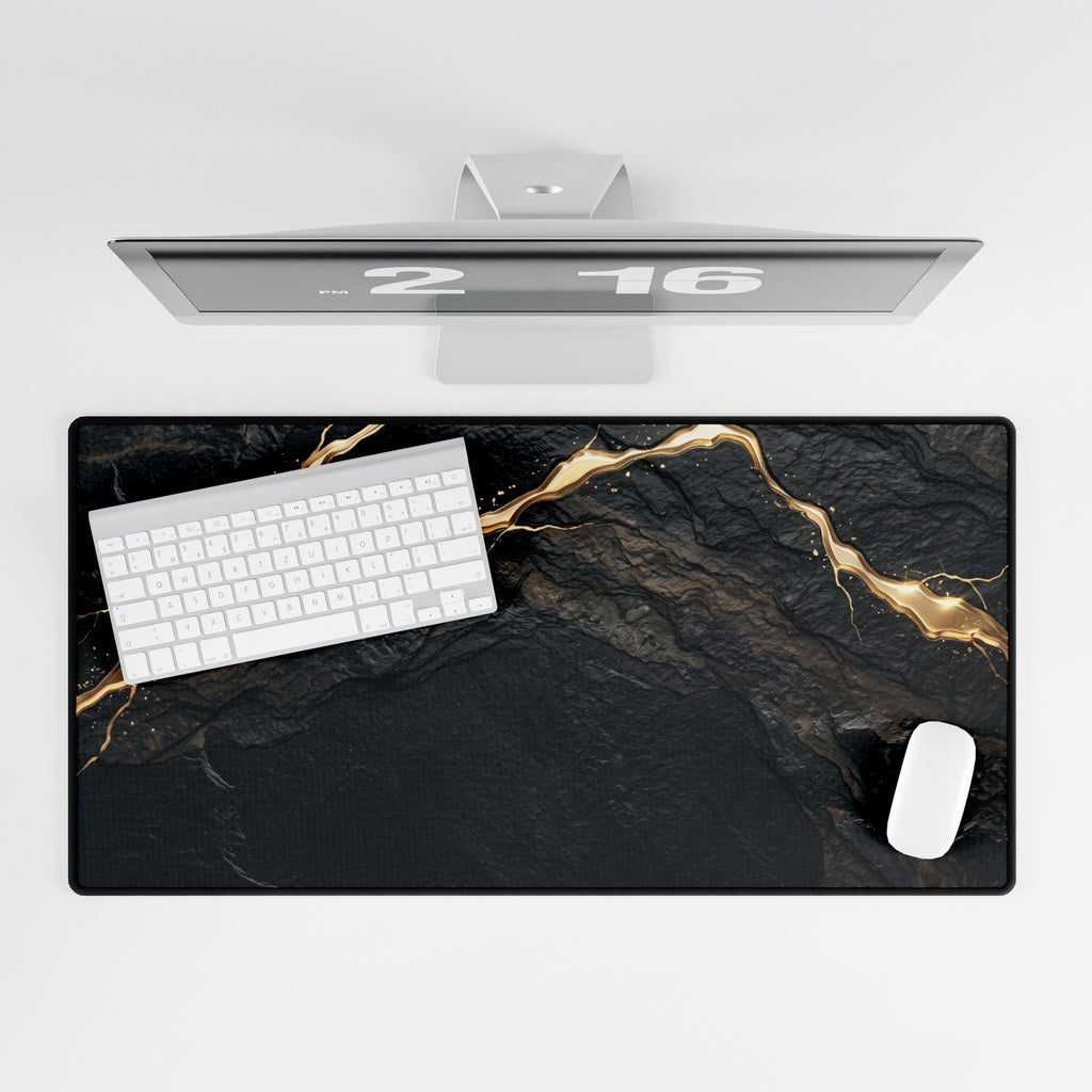 Charcoal Seam XL Desk Mat