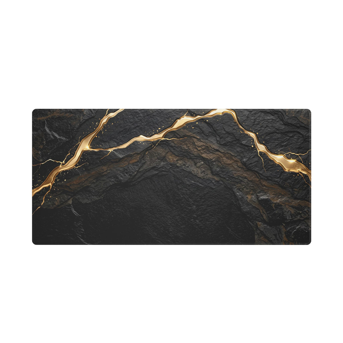 Charcoal Seam Desk Mat 36x18